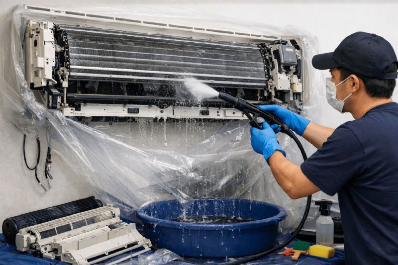 冷氣看起來不髒，為什麼還要全拆洗？原因一次看懂